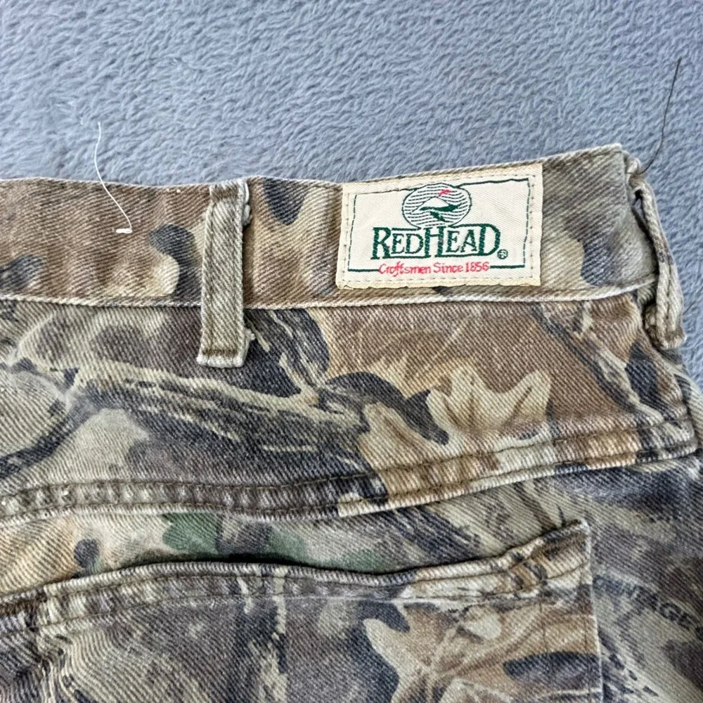 RedHead Advantage Camo Pants Mens 38x32 Made in USA Cotton Straight Leg Hunting